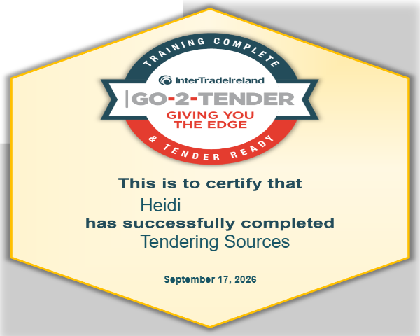 Tendering Sources Certificate